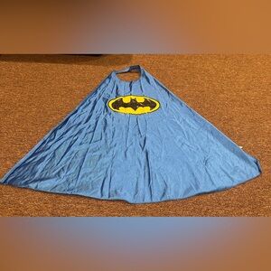 EUC Batman Kids Superhero Cape 3T Blue Yellow Costume Play